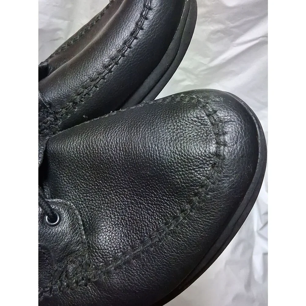 Earth Shoe Men's Black Casual Lace-Up Shoes Size 14 Preowned